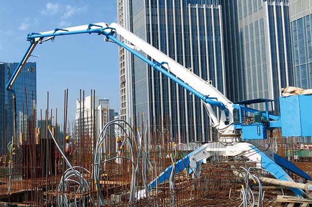 Pumpa pro ukládání betonu Spider